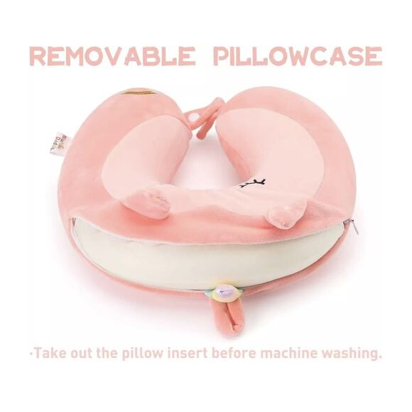 Niuniu Daddy-Unicorn Kids Travel Pillow for 3yrs. & Up, Soft, New, &‎ Adorable🦄 - Picture 5 of 5